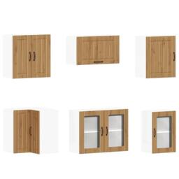 Berkfield Home 11 Piece Kitchen Cabinet Set Lucca Artisan Oak Engineered Wood in Brown - thumbnail 5
