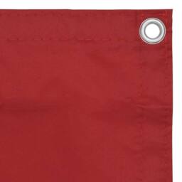 Berkfield Home Modern Balcony Screen Red 120x500 cm Oxford Fabric
