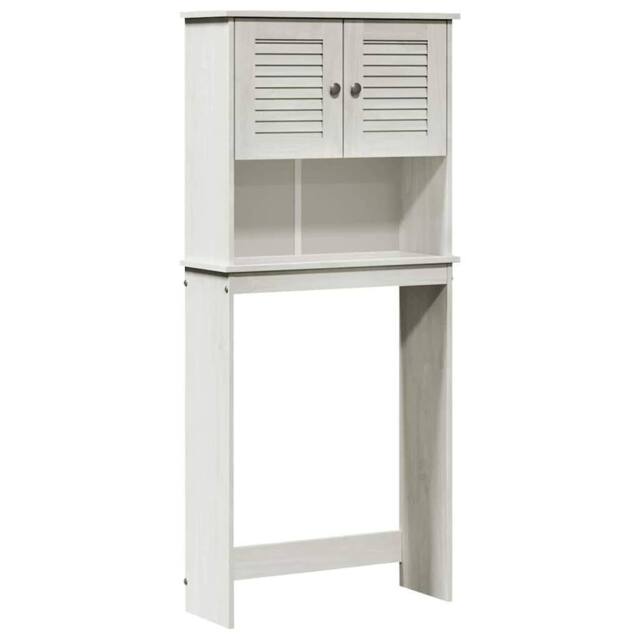 Berkfield Home Washing Machine Cabinet with Shelf with Storage with Door White S