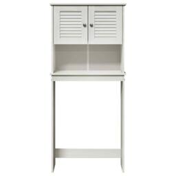 Berkfield Home Washing Machine Cabinet with Shelf with Storage with Door White S - thumbnail 6