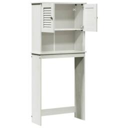 Berkfield Home Washing Machine Cabinet with Shelf with Storage with Door White S - thumbnail 5