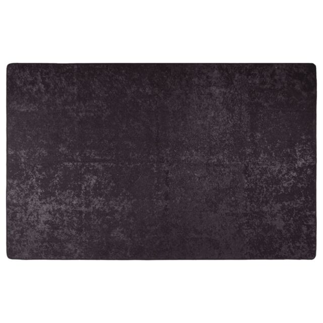 Berkfield Home Rug Washable 160x230 cm Anthracite Anti Slip in Black - Size: 100 cm diameter - image 1
