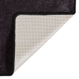 Berkfield Home Rug Washable 160x230 cm Anthracite Anti Slip in Black - Size: 100 cm diameter - thumbnail 6