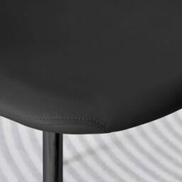 KOSY KOALA Black Glass Table Set With 4 Black Chairs Home Dining Furniture - thumbnail 6