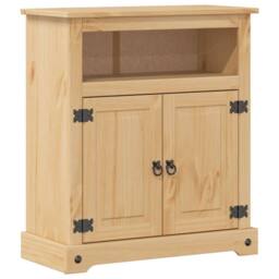 Berkfield Home 2 Piece Bathroom Furniture Set Corona Solid Wood Pine in Light Tan - thumbnail 6