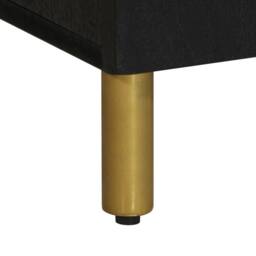 Berkfield Home TV Cabinet Black 105x33x46 cm Engineered Wood - Size: 105 x 33 x 46 cm - thumbnail 8
