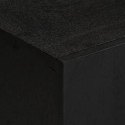Berkfield Home TV Cabinet Black 105x33x46 cm Engineered Wood - Size: 105 x 33 x 46 cm - thumbnail 6