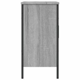 Berkfield Home Bathroom Sink Cabinet Grey Sonoma 60x30x60 cm Engineered Wood - Size: 60 x 30 x 60 cm - thumbnail 7