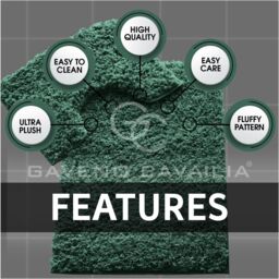 GAVENO CAVAILIA 2 Piece Zero Twist Bath Mat Set in Green - thumbnail 2