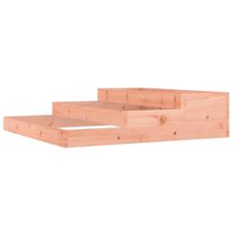 Berkfield Home Planter 107x107x27 cm Solid Wood Douglas in Light Tan - Size: 107 x 107 x 27 cm - thumbnail 3