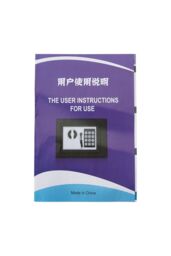 Living and Home 6L Mini Mechanical Lock Safe Home Office Security Box with Keys in Black - thumbnail 5