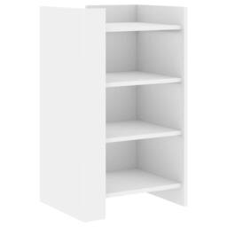 Berkfield Home Sideboard White 45x35x75 cm Engineered Wood - Size: 45 x 35 x 75 cm - thumbnail 3