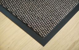 Desire Rugs Non Slip Dirt Trapper Rubber Edged PVC Barrier Door Entrance Mats in Brown - Size: 90 cm x 120 cm - thumbnail 3