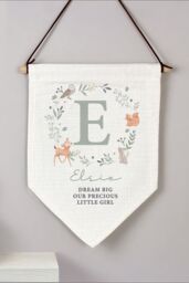 Personalised Memento Company Personalised New Baby Wall Art Banner in White - thumbnail 4