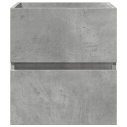 Berkfield Home Sink Cabinet Concrete Grey 41x38.5x45 cm Engineered Wood - thumbnail 4