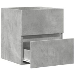 Berkfield Home Sink Cabinet Concrete Grey 41x38.5x45 cm Engineered Wood - thumbnail 5