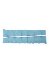 Living and Home Cozy Upholstered Headboard Pillow in Blue - Size: Large - thumbnail 5