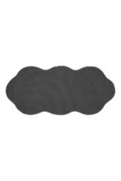 Living and Home Irregular-shaped Rug with Floral Pattern in White - Size: Small - thumbnail 5
