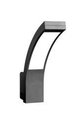 CGC Lighting 'Pairs' Grey LED Curved Outdoor Wall Light - thumbnail 2