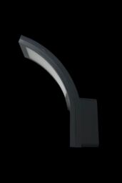 CGC Lighting 'Pairs' Grey LED Curved Outdoor Wall Light - thumbnail 3