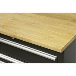 Loops 775mm Hardwood Worktop for ys02601 ys02603 & ys02620 Modular Floor Cabinets - thumbnail 4