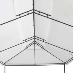 Berkfield Home Gazebo 600x298x270 cm White 180g/m ² - Size: 600 x 298 x 270 cm - thumbnail 5