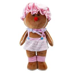 VFM e-Store Christmas Standing Gingerbread Decoration 57cm x 32cm Pink X 1 - Size: 57 cm x 32 cm - thumbnail 1