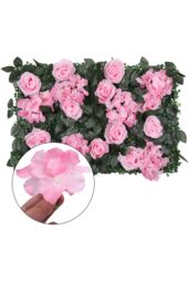 Neel Blue Hydrangea Artificial Flower Wall Panel for Wedding Decoration in Dark Pink - thumbnail 2
