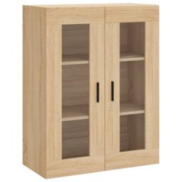 Berkfield Home Highboard Sonoma Oak 69.5x34x180 cm Engineered Wood in Light Tan - thumbnail 5