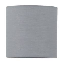First Choice Lighting Set of 2 Buck - Clear Glass Globe Table Lamps with Grey Cotton Shade - thumbnail 6