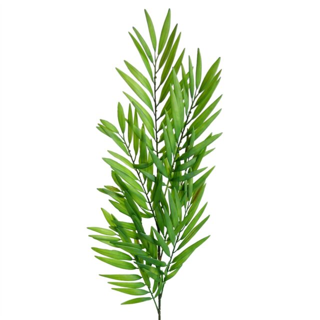 Leaf 85cm Artificial Bamboo Fern Stem in Green - image 1
