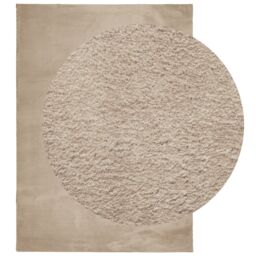 Berkfield Home Rug HUARTE Short Pile Soft & Washable Sand 240x340 cm in Brown - Size: Medium - thumbnail 3