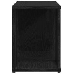 Berkfield Home TV Cabinet Black Oak 60x24x32 cm Engineered Wood - Size: 60 x 24 x 32 cm - thumbnail 6