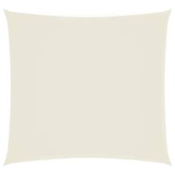 Berkfield Home Sunshade Sail Oxford Fabric Square 7x7 m Cream in Beige - thumbnail 2