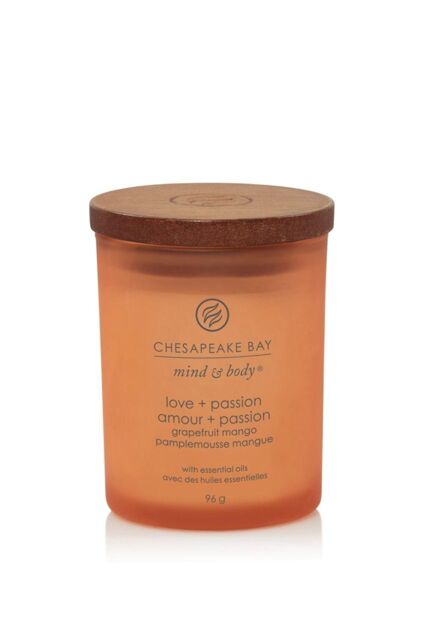 Chesapeake Bay Women's Love + Passion Small Candle in Orange - image 1