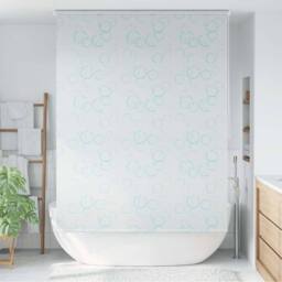 Berkfield Home Shower Roller Blind 160x240 cm Bubble in White - thumbnail 2