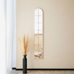 Charles Bentley San Marino Arch Mirror Weather Resistant in White - thumbnail 4