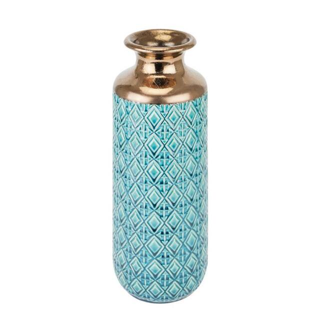 Love Lace Seville Collection Paragon Fluted Vase in Blue - image 1