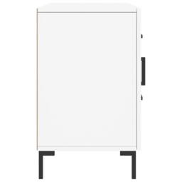 Berkfield Home Sideboard White 100x36x60 cm Engineered Wood - Size: 100 x 36 x 60 cm - thumbnail 7