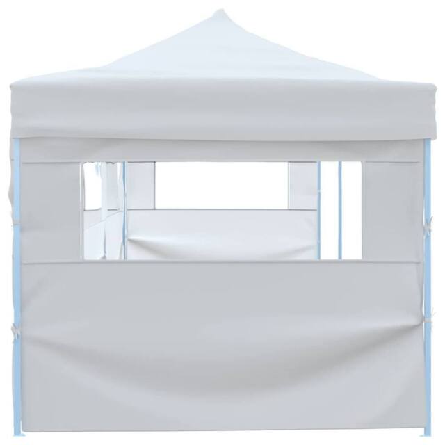 Berkfield Home Full Folding Pop-up Party Tent with 5 Sidewalls 3x9 m White - image 1