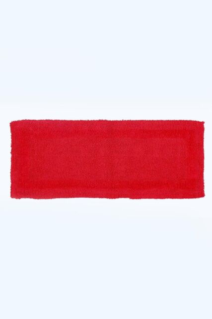 Homescapes Luxury Bath Mat Runner Reversible 1600GSM 100% Cotton, 40 x 100cm Long in Red - Size: 40 x 100 cm - image 1