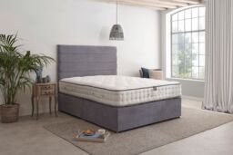 Hargreave & Flynn The Mayfield 2000 Pocket Mattress - Handmade Luxury & Superior Support in White - Size: Single - thumbnail 2