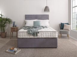 Hargreave & Flynn The Mayfield 2000 Pocket Mattress - Handmade Luxury & Superior Support in White - Size: Single - thumbnail 3