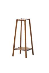 Garden Sanctuary Vintage Tiered Indoor Plant Stand Solid Wood Display Shelf in Brown - thumbnail 3