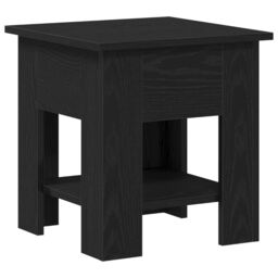 Berkfield Home Coffee Table Black Oak 40x40x42 cm Engineered Wood - Size: 40 x 40 x 42 cm - thumbnail 5