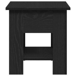 Berkfield Home Coffee Table Black Oak 40x40x42 cm Engineered Wood - Size: 40 x 40 x 42 cm - thumbnail 7
