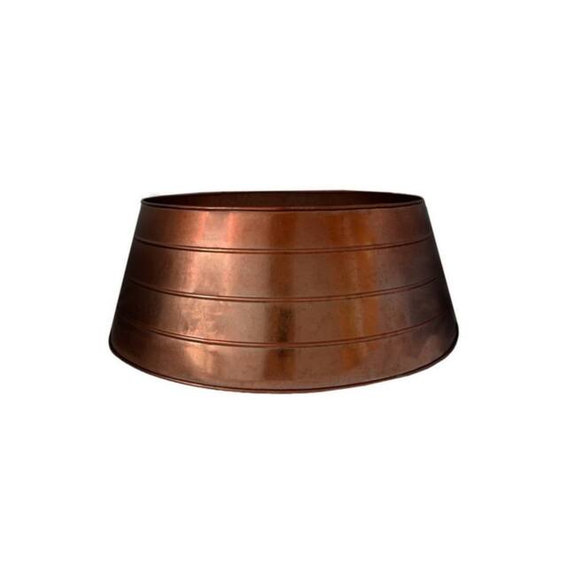 Lemon Pavilion Furniture and Decor Christmas Tree Skirt - Iron - L67 x W67 x H26 cm - Copper in Brown - image 1