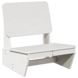 Berkfield Home Garden Chair White 60x64x70.5 cm Solid Wood Pine