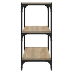 Berkfield Home Book Cabinet Sonoma Oak 40x33x70.5 cm Engineered Wood & Steel in Brown - thumbnail 6