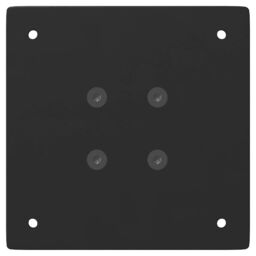 Berkfield Home Coffee Table Legs 4 pcs Black 30 cm Steel - thumbnail 6